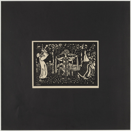 Vasily Kandinsky. The Birch Trees (Les Bouleaux) from Xylographs (Xylographies). 1909 (executed 1907)