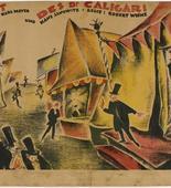 Otto Arpke, Erich Ludwig Stahl. Poster for The Cabinet of Dr. Caligari (Das Cabinet des Dr. Caligari). 1919