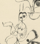 Paul Klee. I Am Sent to Relieve Mankind of a Nightmare (Ich bin gesandt ...) from Potsdamer Platz oder Die Nächte des neuen Messias. Ekstatische Visionen (Potsdamer Platz or The Nights of the New Messiah. Ecstatic Visions). 1919