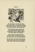 Ernst Ludwig Kirchner. Kata (headpiece, page 31) from Umbra vitae (Shadow of Life). 1924