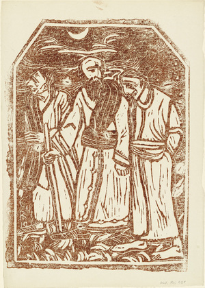 Christian Rohlfs. Nomads (Wanderer). 1910