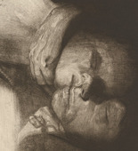 Käthe Kollwitz. Death, Woman, and Child (Tod, Frau und Kind). (1910, printed c. 1931 or after)