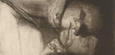 Käthe Kollwitz. Death, Woman, and Child (Tod, Frau und Kind). (1910, printed c. 1931 or after)