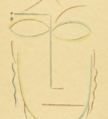 Alexei Jawlensky. Head II (Kopf II) from the portfolio Heads (Köpfe). (1922)
