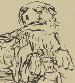 Oskar Kokoschka. Chimera and Kneeling Figure (Chimäre und kniende Figur) (front cover) from Ann Eliza Reed. 1952