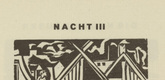 Ernst Ludwig Kirchner. Night III (Nacht III) (headpiece, page 39) from Umbra vitae (Shadow of Life). 1924