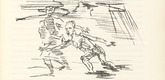 Oskar Kokoschka. Self-Portrait with Menacing Death (Selbstbildnis mit dem drohenden Tod) (plate, folio 4) from Ann Eliza Reed. 1952