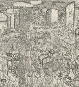 Paul Gangolf. Flea Market (Marché aux Puces). (c. 1926-31)