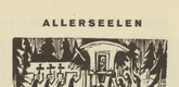 Ernst Ludwig Kirchner. All Soul's Day (Allerseelen) (headpiece, page 44) from Umbra vitae (Shadow of Life). 1924