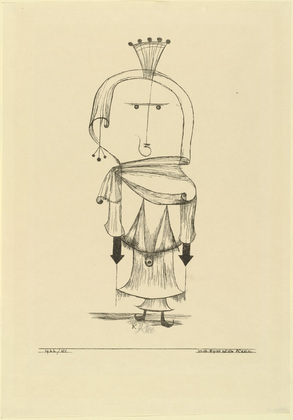 Paul Klee. The Witch with the Comb (Die Hexe mit dem Kamm) from the portfolio Artists' Donation to the German Book Museum (Künstlerspende für das deutsche Buchmuseum). 1922