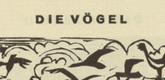 Ernst Ludwig Kirchner. The Birds (Die Vögel) (headpiece, page 45) from Umbra vitae (Shadow of Life). 1924