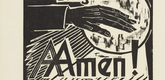 Max Pechstein. For ever / and ever / Amen (Von Ewigkeit / zu Ewigkeit / Amen) from The Lord's Prayer (Das Vater Unser). 1921