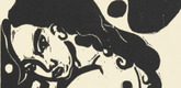 Heinrich Campendonk. Girl with Frogs (Mädchen mit Fröschen) (plate, preceding p. 225) from the periodical Das Kunstblatt, vol. 1, no. 8 (Aug 1917). 1917