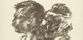 Emil Nolde. Man and Woman, in Profile (Mann und Frau, Profil). 1907
