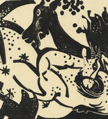 Heinrich Campendonk. Two Goats (Zwei Ziegen). (1916/17)