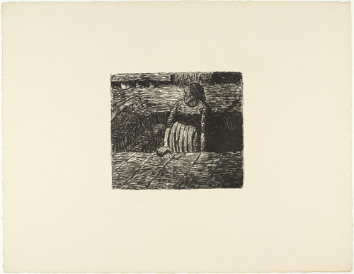 Ernst Barlach. The Dead Day (Der tote Tag). 1912 (prints executed 1910-11)