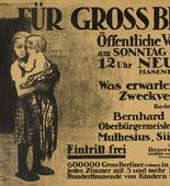 Käthe Kollwitz. For Greater Berlin (Für Gross Berlin). 1912