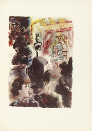 George Grosz. Coney Island (plate facing page 38) from The Voice of the City and Other Stories. 1935 (drawings executed 1933/34)