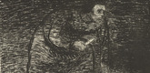 Ernst Barlach. Contemplating Murder (Auf Mord bedacht) from The Dead Day (Der tote Tag). (1910-11, published 1912)