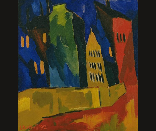 <i>Houses at Night</i>