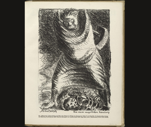 <i>From a Modern Dance of Death</i> (plate, folio 23) from the periodical <i>Der Bildermann</i>, vol. 1, no. 11 (Sept 1916)