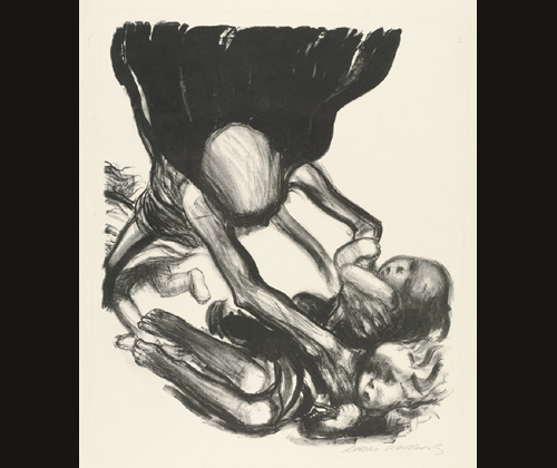 <i>Death Grabbing at a Group of Children</i>