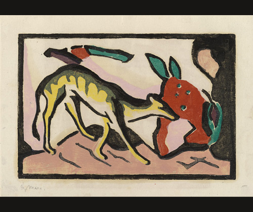 <i>Fantastic Creature</i> (plate preceding page 1) from <i>Der Blaue Reiter (The Blue Rider)</i>