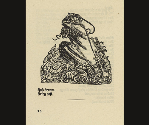 <i>The Whip</i> (in-text plate, page 18) from <i>Der Kopf</i> (<i>The Head</i>)