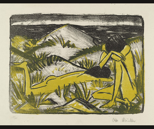 <i>Two Girls in the Dunes at Sylt</i>
