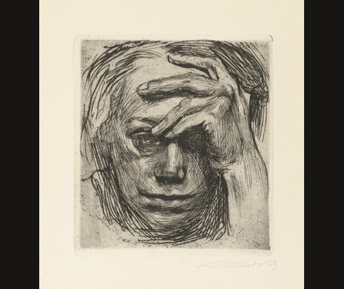 <i>Self-Portrait, Hand at the Forehead</i>