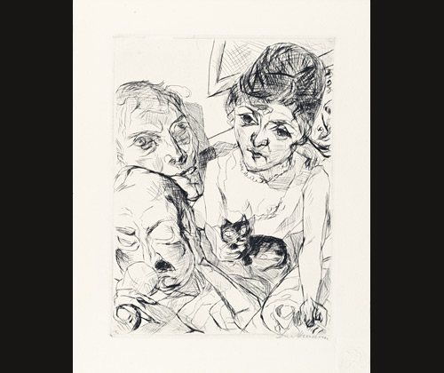 <i>Evening (Self-Portrait with the Battenbergs)</i> from <i>Faces</i>