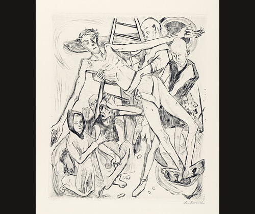 <i>Descent from the Cross from Faces</i>
