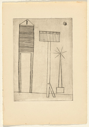 Louise Bourgeois. Plate 4 of 9, from the illustrated book, He Disappeared into Complete Silence, first edition (Example 13). 1947