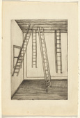 Louise Bourgeois. Plate 7 of 9, from the illustrated book, He Disappeared into Complete Silence, first edition (Example 13). 1947