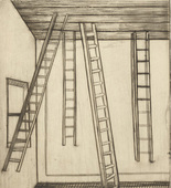Louise Bourgeois. Plate 7 of 9, from the illustrated book, He Disappeared into Complete Silence, first edition (Example 13). 1947