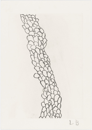 Louise Bourgeois. Plate 3 of 7 from Look Up! 2005