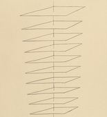 Louise Bourgeois. Untitled, plate 4 of 8, from the puritan. 1990