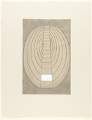 Louise Bourgeois. Untitled, plate 8 of 8, from the puritan. 1990
