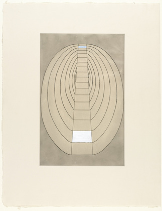 Louise Bourgeois. Untitled, plate 8 of 8, from the puritan. 1990