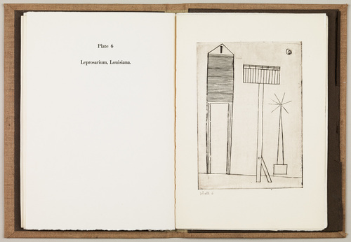 Louise Bourgeois. Plate 6 of 9, from the illustrated book, He Disappeared into Complete Silence, first edition (Example 15). 1947