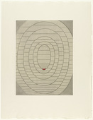 Louise Bourgeois. Untitled, plate 5 of 8, from the puritan. 1990