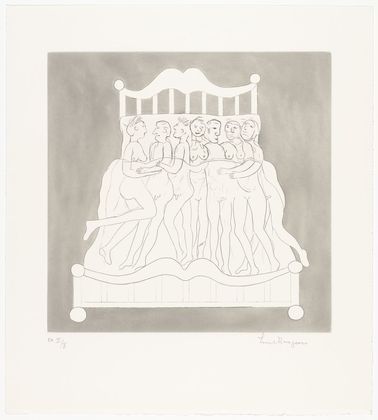 Louise Bourgeois. Untitled, plate 5 of 7, from the portfolio, Metamorfosis. 1999