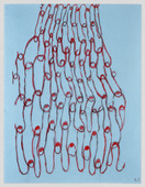 Louise Bourgeois. Untitled, no. 81 of 220, from the series, The Insomnia Drawings. 1995