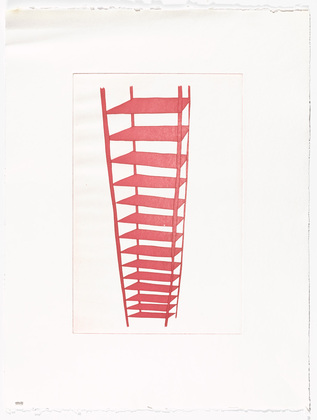 Louise Bourgeois. Untitled, plate 2 of 8, from the puritan. 1990