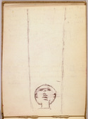 Louise Bourgeois. Untitled, no. 21 of 34, from the sketchbook, Album à Dessin. sketchbook date: 1950s-1980s