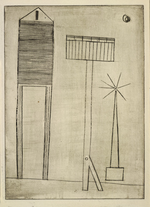 Louise Bourgeois. Plate 6 of 9, from the illustrated book, He Disappeared into Complete Silence, first edition (Example 11). 1947