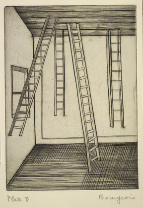 Louise Bourgeois. Plate 8 of 9, from the illustrated book, He Disappeared into Complete Silence, first edition (Example 11). 1947