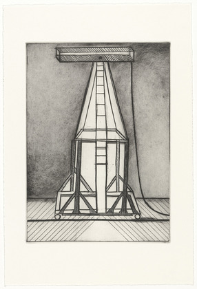 Louise Bourgeois. Plate 5 of 11, from the illustrated book, He Disappeared into Complete Silence, second edition. 1995-2003
