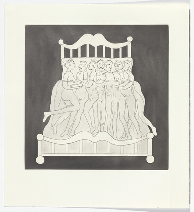 Louise Bourgeois. Untitled, plate 5 of 5, from the illustrated book, and plate 5 of 7, from the portfolio, Metamorfosis. 1997