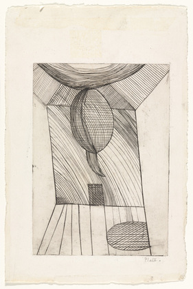 Louise Bourgeois. Untitled alternative plate, from the illustrated book, He Disappeared into Complete Silence. 1946-1947